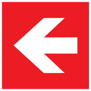 Left arrow (white on red background)